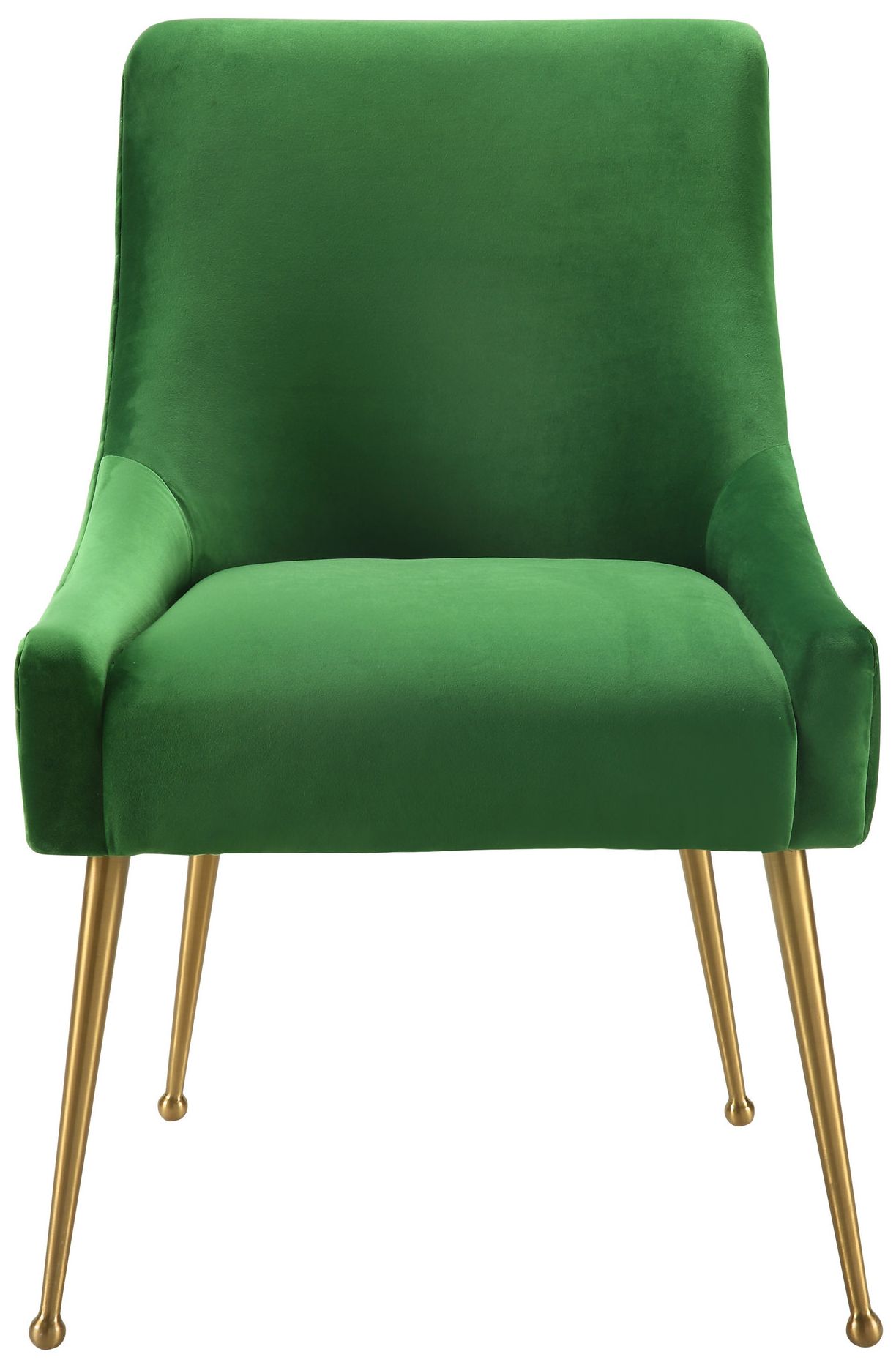 Thumbnail2 of Beatrix Green Velvet Side Chair more views