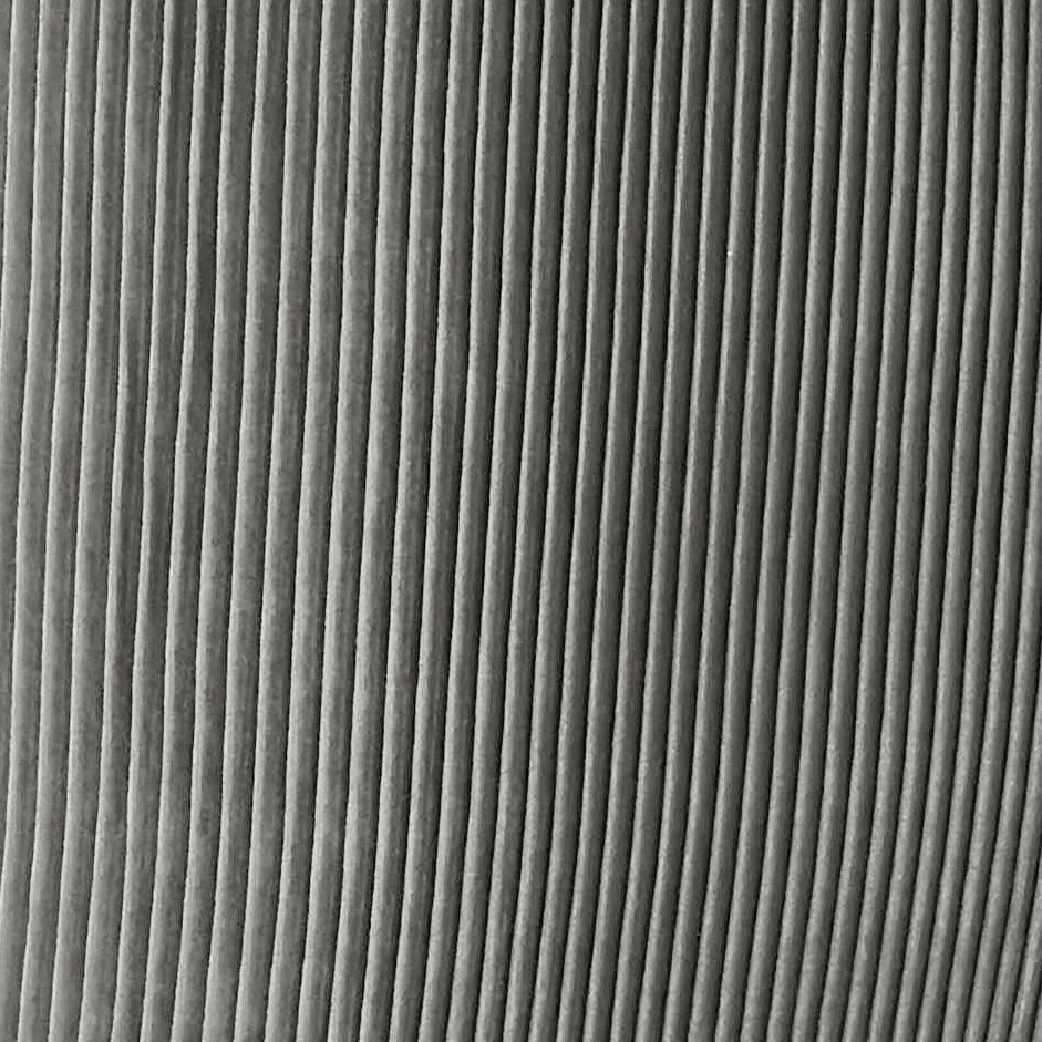 Image 3 Beatrix Pleated Grey Velvet Side Chair more views