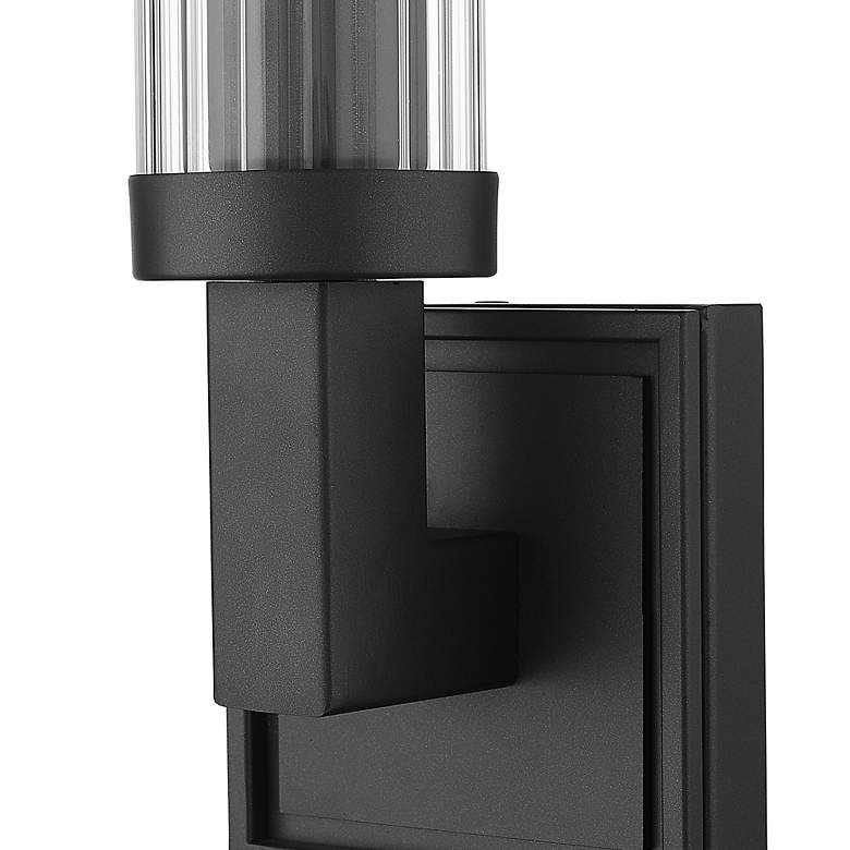 Image 3 Beau 10 1/4" High Bronze Metal Wall Sconce more views