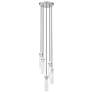 2_Beau 12" Wide Brushed Nickel 5-Light Mini Pendant