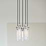 1_Beau 12" Wide Brushed Nickel 5-Light Mini Pendant