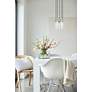 3_Beau 12" Wide Brushed Nickel 5-Light Mini Pendant more views