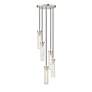 6_Beau 12" Wide Brushed Nickel 5-Light Mini Pendant more views