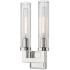 Beau 16 3/4" High Polished Nickel ADA 2-Light Wall Sconce