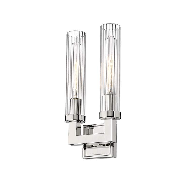 Image 7 Beau 16 3/4" High Polished Nickel ADA 2-Light Wall Sconce more views