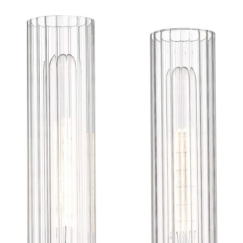 Image 3 Beau 16 3/4" High Rubbed Brass 2-Light Wall Sconce more views
