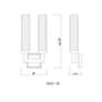 Beau 16 3/4" High Rubbed Brass 2-Light Wall Sconce