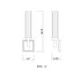 Beau 16 3/4" High Rubbed Brass Wall Sconce in scene
