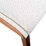 4_Beau 21" Wide White Boucle Fabric Modern Side Chairs Set of 2 more views