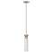 Beau 4 3/4" Wide Brushed Nickel Mini Pendant w/ Clear Glass