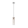 7_Beau 4 3/4" Wide Brushed Nickel Mini Pendant w/ Clear Glass more views
