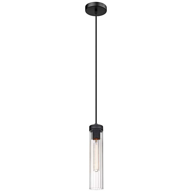 Image 4 Beau 4 3/4" Wide Matte Black Mini Pendant more views