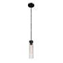 5_Beau 4 3/4" Wide Matte Black Mini Pendant more views