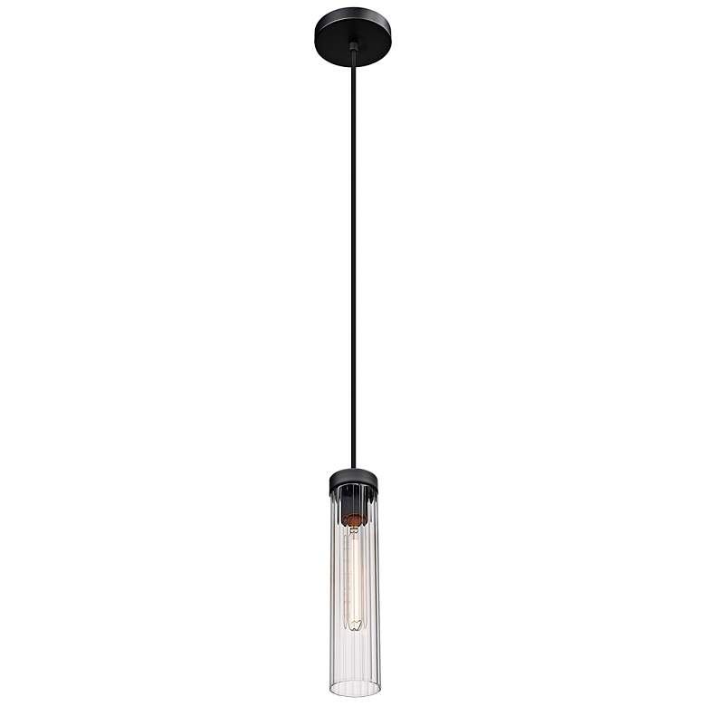 Image 5 Beau 4 3/4" Wide Matte Black Mini Pendant more views