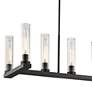 4_Beau 56" Wide Bronze 9-Light Linear Chandelier more views