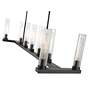 5_Beau 56" Wide Bronze 9-Light Linear Chandelier more views