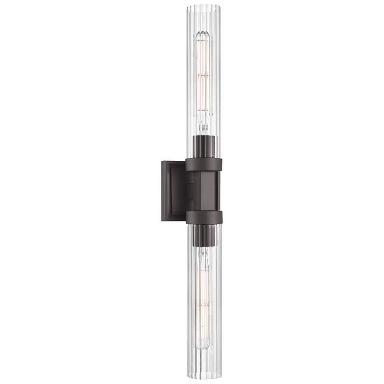Image 1 Beau by Z-Lite Bronze 4 inch 2 Light Wall Sconce