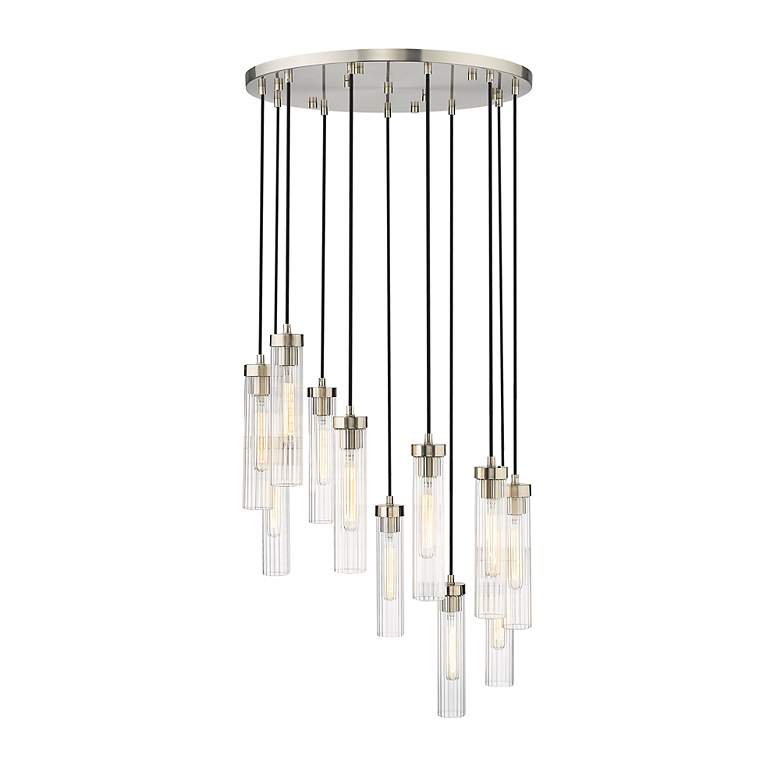 Image 6 Beau by Z-Lite Brushed Nickel 11 Light Chandelier more views