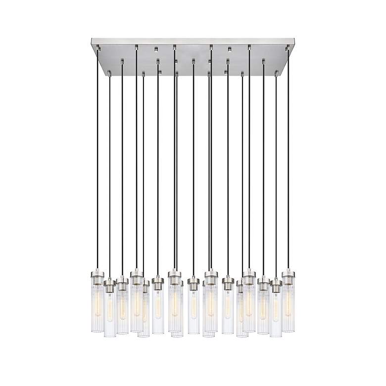 Image 5 Beau by Z-Lite Brushed Nickel 17 Light Linear Chandelier more views
