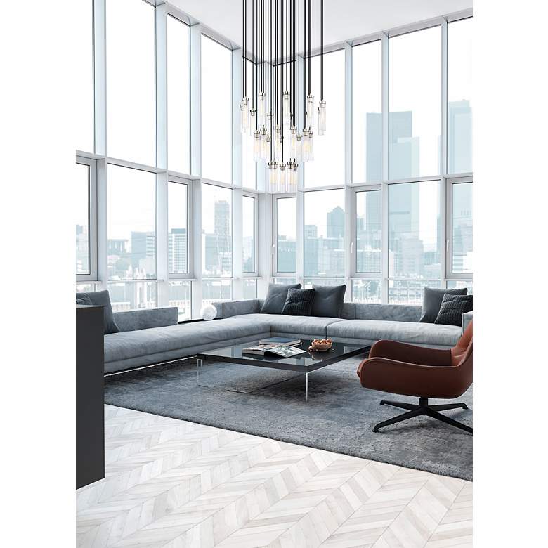 Image 3 Beau by Z-Lite Brushed Nickel 27 Light Chandelier more views