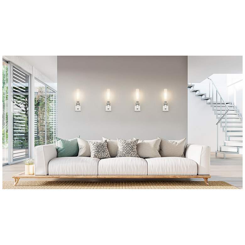 Image 3 Beau by Z-Lite Brushed Nickel 4 inch 1 Light Wall Sconce more views