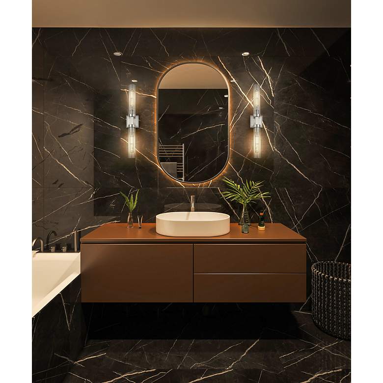 Image 3 Beau by Z-Lite Brushed Nickel 4 inch 2 Light Wall Sconce more views