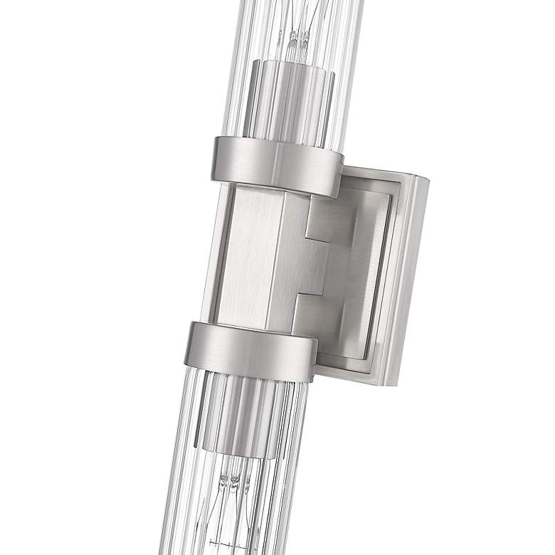 Image 7 Beau by Z-Lite Brushed Nickel 4 inch 2 Light Wall Sconce more views
