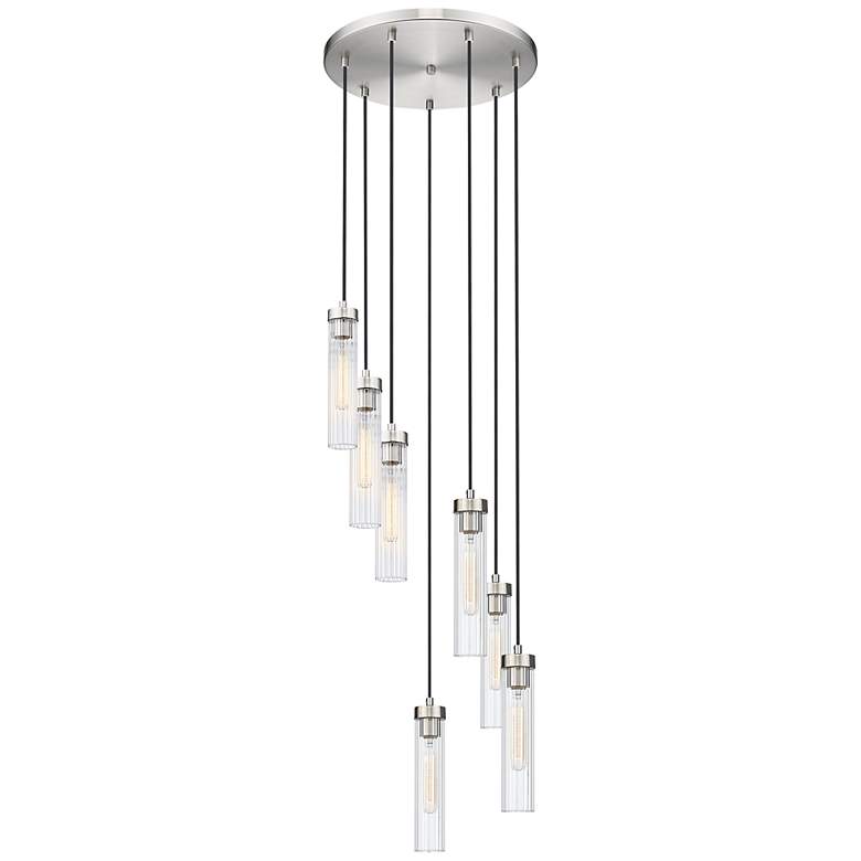 Image 1 Beau by Z-Lite Brushed Nickel 7 Light Chandelier