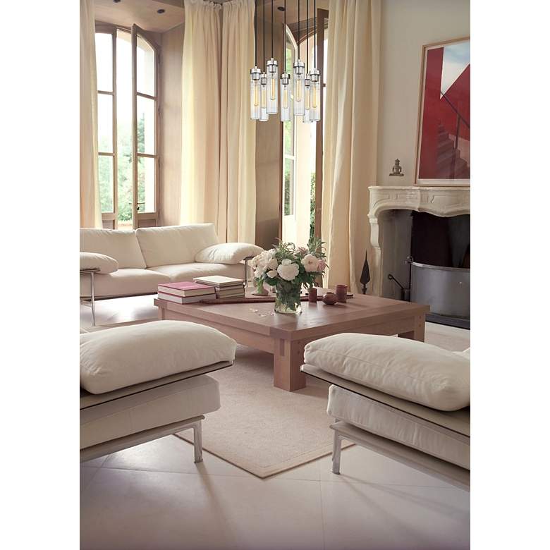 Image 2 Beau by Z-Lite Brushed Nickel 7 Light Chandelier more views