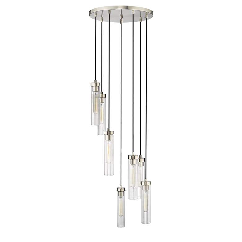Image 5 Beau by Z-Lite Brushed Nickel 7 Light Chandelier more views