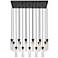 Beau by Z-Lite Matte Black 17 Light Linear Chandelier