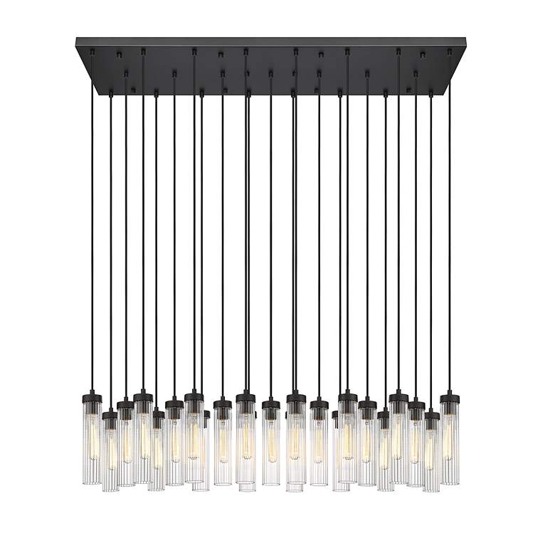 Image 4 Beau by Z-Lite Matte Black 23 Light Linear Chandelier more views