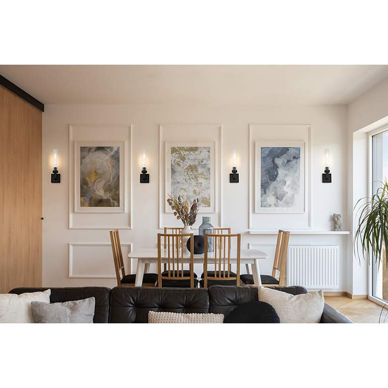 Image 3 Beau by Z-Lite Matte Black 4 inch 1 Light Wall Sconce more views