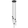 2_Beau by Z-Lite Matte Black 5 Light Chandelier