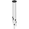 Beau by Z-Lite Matte Black 5 Light Chandelier