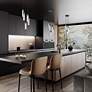 3_Beau by Z-Lite Matte Black 5 Light Chandelier more views