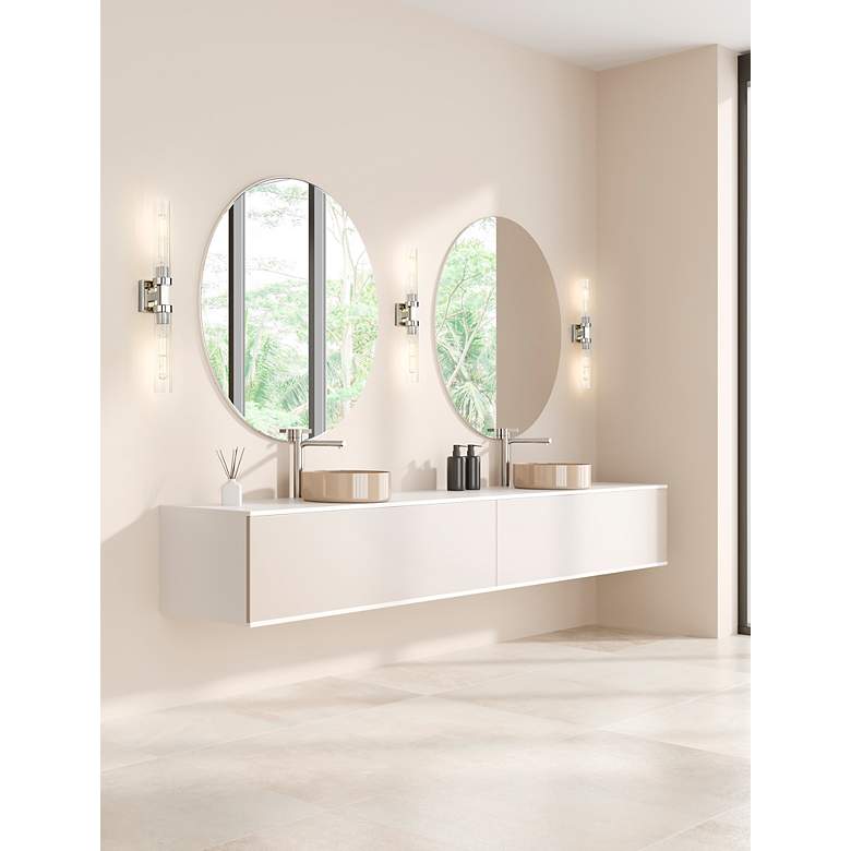 Image 4 Beau by Z-Lite Polished Nickel 4 inch 2 Light Wall Sconce more views