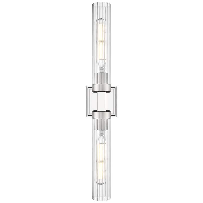 Image 6 Beau by Z-Lite Polished Nickel 4 inch 2 Light Wall Sconce more views