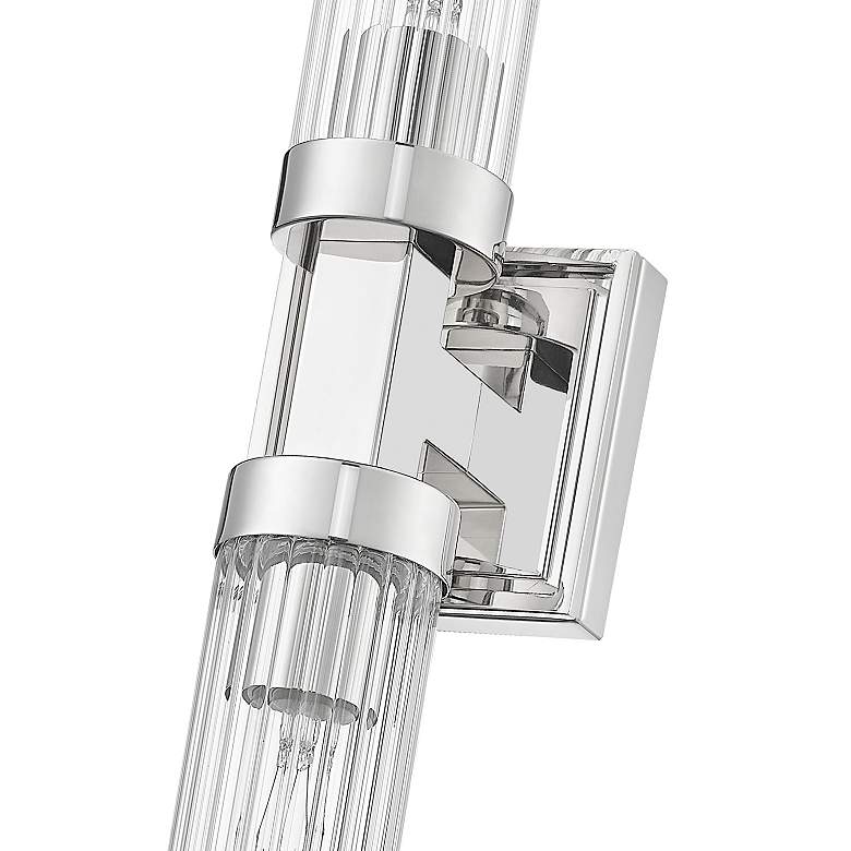 Image 7 Beau by Z-Lite Polished Nickel 4 inch 2 Light Wall Sconce more views