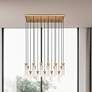 1_Beau by Z-Lite Rubbed Brass 17 Light Linear Chandelier