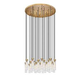 Image5 of Beau by Z-Lite Rubbed Brass 27 Light Chandelier more views