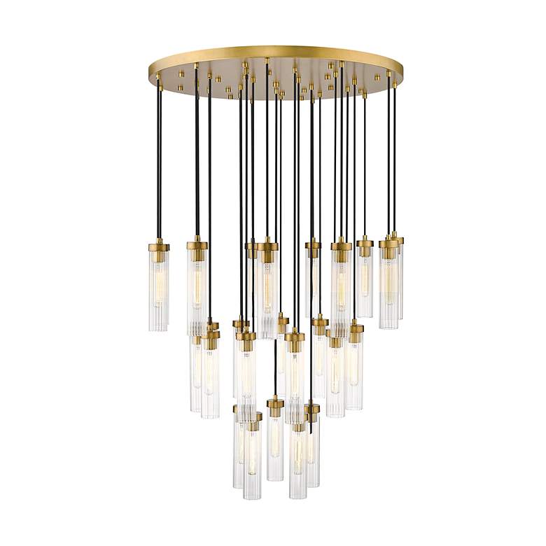 Image 6 Beau by Z-Lite Rubbed Brass 27 Light Chandelier more views