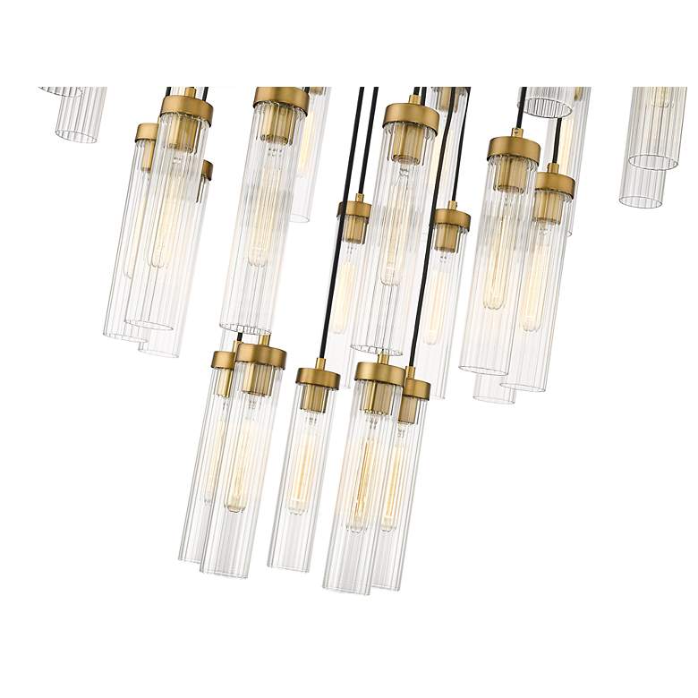 Image 7 Beau by Z-Lite Rubbed Brass 27 Light Chandelier more views