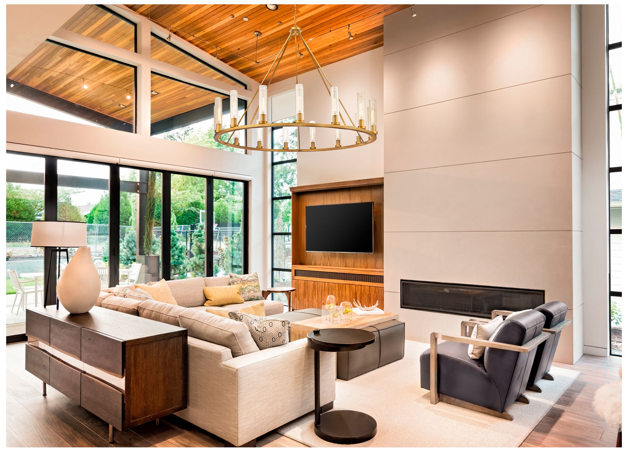 Image 2 Beau by Z-Lite Rubbed Brass 60 inch 15 Light Chandelier more views