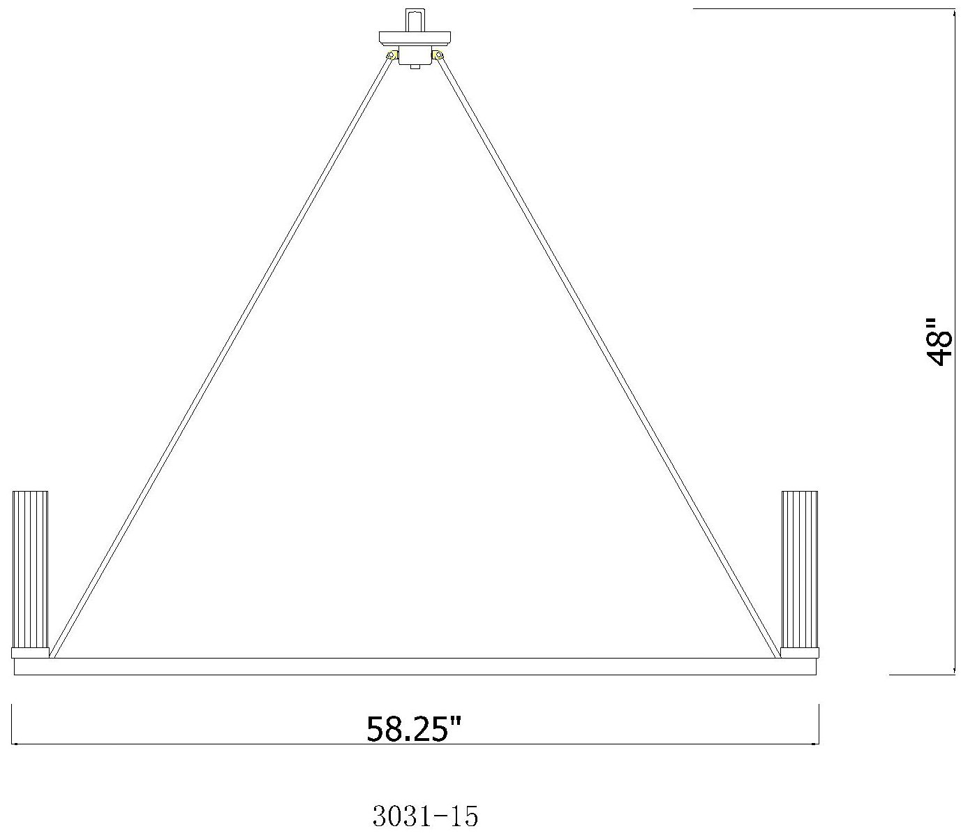 Beau by Z-Lite Rubbed Brass 60 inch 15 Light Chandelier