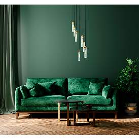 Image5 of Beau by Z-Lite Rubbed Brass 7 Light Chandelier more views