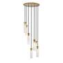 7_Beau by Z-Lite Rubbed Brass 7 Light Chandelier more views
