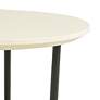 Beauchamp 20" Wide Black Oval End Table