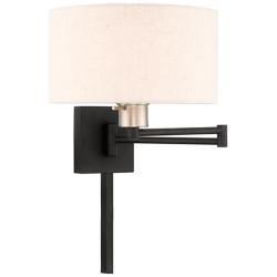 Beauchamp Black Swing Arm Wall Lamp