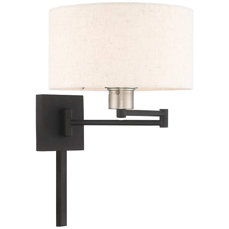 Image 6 Beauchamp Black Swing Arm Wall Lamp more views